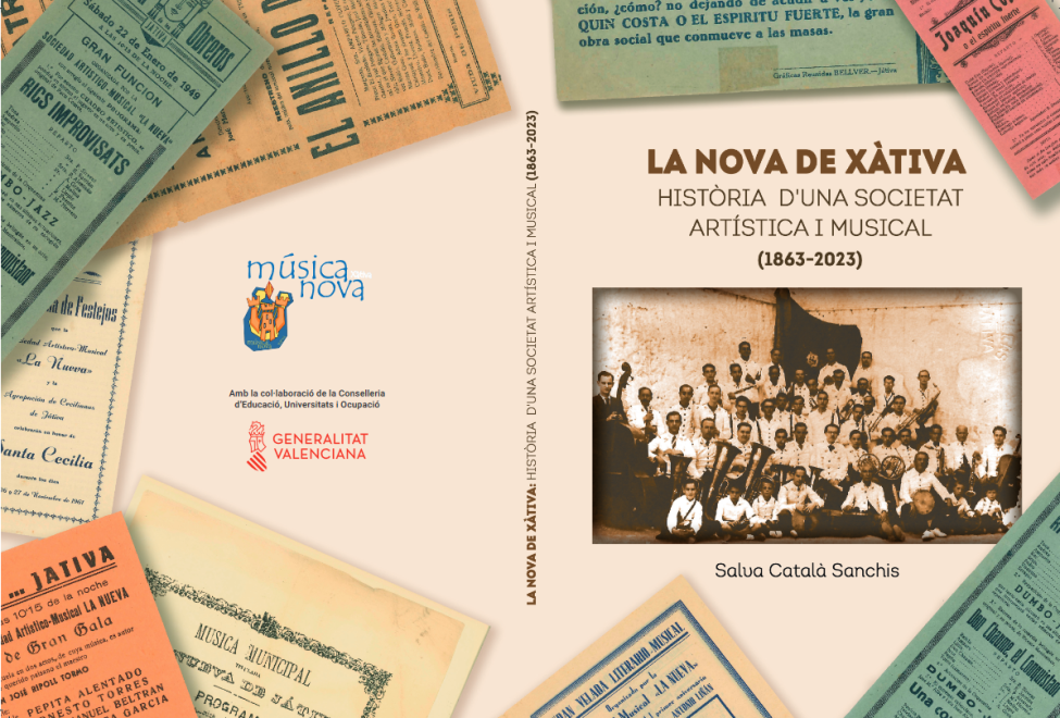 Portada del libro història de la Música Nova